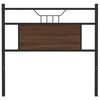 vidaXL Ersatz-Kopfteil Braun Eichen-Optik 80 cm Holzwerkstoff und Stahl
