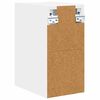vidaXL H&auml;ngeschrank mit Speicher Wei&szlig; 20 x 29,5 x 40 cm Holzwerkstoff
