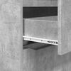 vidaXL Stauraumschr&auml;nke 2 pcs Beton Grau 60 x 48 x 105 cm