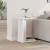 vidaXL Beistelltisch Wei&szlig; 35 x 25 x 50 cm Holzwerkstoff