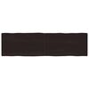 vidaXL Tischplatte 220x60x(2-6) cm Massivholz Behandelt Baumkante