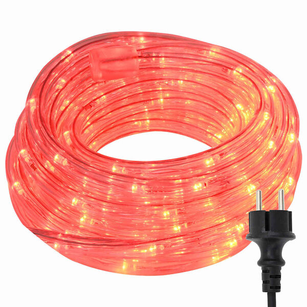 vidaXL Lichtseil mit 480 LEDs Rot 20 m PVC