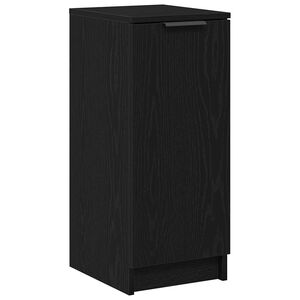 vidaXL Schuhschrank mit Regal Schwarz Eichen-Optik 29,5 x 35 x 70 cm
