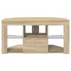 vidaXL Eck-LED-TV-Schrank Sonoma-Eiche 100 x 40 x 50 cm Holzwerkstoff