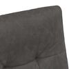 vidaXL Esszimmerst&uuml;hle mit Rollen 2 pcs Schwarz 58 x 67 x 97 cm