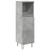 vidaXL Badschrank Betongrau 30x30x100 cm Holzwerkstoff
