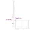 vidaXL Boxspringbett mit Matratze Schwarz 180x200 cm Stoff