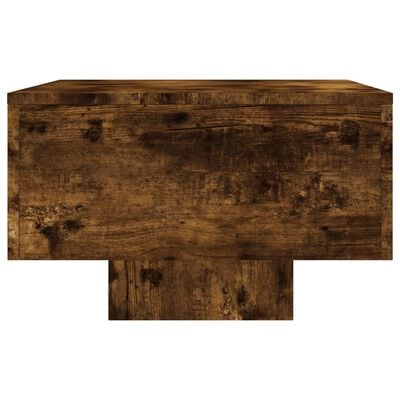 vidaXL Couchtisch Räuchereiche 100x49,5x31 cm Holzwerkstoff