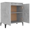 vidaXL Sideboard Betongrau 60x35x70 cm Holzwerkstoff