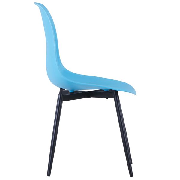 vidaXL Esszimmerst&uuml;hle 2 Stk. Blau PP