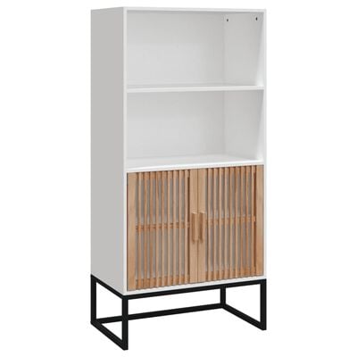 vidaXL Highboard Weiß 60x35x125 cm Holzwerkstoff