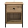 vidaXL Nachttisch 2 pcs Artisan-Eiche 40 x 42 x 50 cm Holzwerkstoff