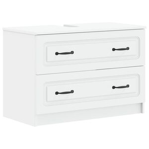 vidaXL Waschbeckenschrank UTRECHT Wei&szlig; 82 x 41 x 56 cm Holzwerkstoff