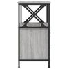 vidaXL Nachttisch Grau Sonoma-Eiche 34x35,5x70 cm Holzwerkstoff