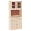 vidaXL Highboard ALTA 77x35x165 cm Massivholz Kiefer