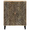 vidaXL Beistellschrank 60x33x75 cm Massivholz Mango