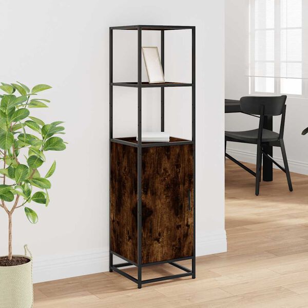 vidaXL Highboard R&auml;uchereiche 35,5x35x139 cm Holzwerkstoff Metall