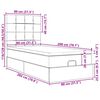 vidaXL Ottoman-Bett mit Matratzen Rosa 80x200 cm Samt