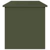 vidaXL Außenlagerbox mit Speicher Olive Grün 80 x 50,5 x 50 cm Stahl