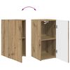 vidaXL TV-Schrankset 8 pcs Artisan-Eiche Holzwerkstoff