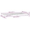 vidaXL Massivholzbett ohne Matratze 100x200 cm Kiefernholz