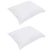 vidaXL Kopfkissen mit Kissen 2 pcs Wei&szlig; 40 x 60 cm Baumwolle