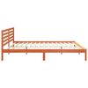 vidaXL Bettrahmen Wachsbraun 180 x 210 cm Massives Kiefernholz