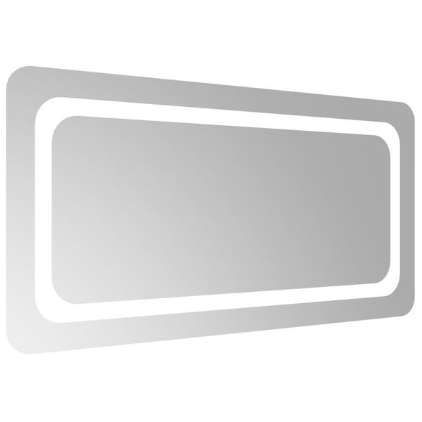 vidaXL LED-Badspiegel 80x40 cm