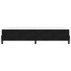 vidaXL Boxspringbett mit Matratze Schwarz 80 x 210 cm Stoff