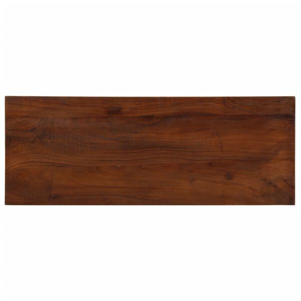 vidaXL Tischplatte 70x40x3,8 cm Rechteckig Altholz Massiv
