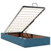 vidaXL Ottoman-Bett ohne Matratze Dunkelblau 80x200 cm Samt