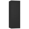 vidaXL 5-tlg. TV-Schrank-Set Schwarz Holzwerkstoff