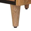 vidaXL Highboard mit Speicher Natur 40 x 33 x 110 cm Massivholz Mango
