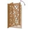 vidaXL Gartentor 100x150 cm Cortenstahl Helles Design
