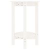 vidaXL Couchtisch Wei&szlig; &Oslash; 40x60 cm Massivholz Kiefer