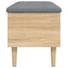 vidaXL Sitzbank mit Stauraum Sonoma-Eiche 82x42x46 cm Holzwerkstoff
