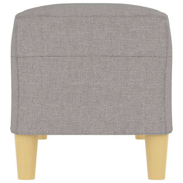vidaXL Sitzbank Hellgrau 100x35x41 cm Stoff