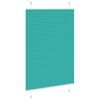 vidaXL Plissee Petrolgr&uuml;n 100x150 cm Stoffbreite 99,4 cm Polyester