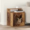 vidaXL Katzenhaus Altholz 42,5 x 40 x 53,5 cm Holzwerkstoff