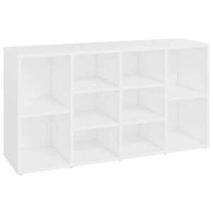 vidaXL Schuhbank Wei&szlig; 103x30x55 cm Holzwerkstoff