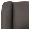 vidaXL Relaxsessel Grau Echtleder