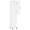 vidaXL Highboard Wei&szlig; 34,5x34x180 cm Holzwerkstoff