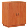 vidaXL Sideboard Wachsbraun 65,5 x 40 x 75 cm Massives Kiefernholz