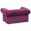 vidaXL Hundesofa mit Schublade Burgunderrot 75x50x38 cm Pl&uuml;sch