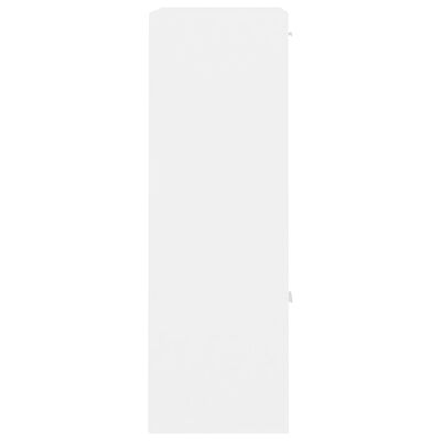 vidaXL Lagerschrank Weiß 60x29,5x90 cm Holzwerkstoff