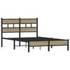 vidaXL Bettgestell ohne Matratze Sonoma-Eiche 120x190 cm Holzwerkstoff