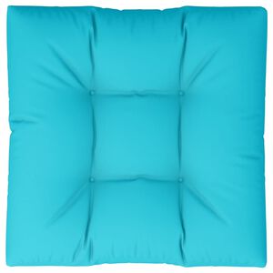 vidaXL Palettenkissen T&uuml;rkis 70x70x12 cm Stoff