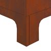 vidaXL Feuerstelle Braun 50 x 50 x 70 cm Wetterfeststahl