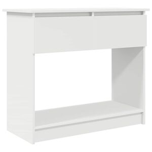 vidaXL Konsolentisch mit Schubladen Wei&szlig; 85,5x38,5x74,5 cm