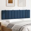 vidaXL Kopfteil-Kissen "Hanko" Blau 180 cm Stoff